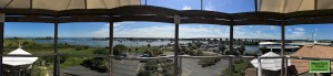Panorama view from the top of Chesapeake Exploration Center
