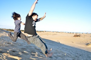 Jumping the Dunes at Jockey's Ridge State Park